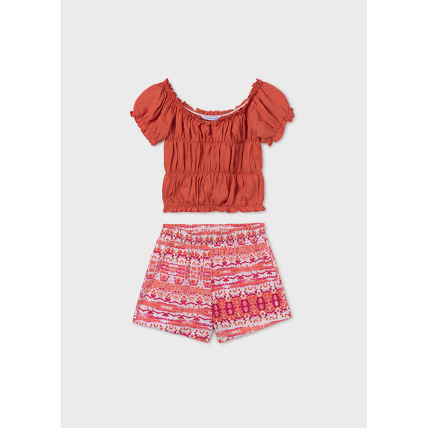 ΣΕΤ ΜΕ ΣΟΡΤΣ ΣΤΑΜΠΩΤΟ ΠΟΡΤΟΚΑΛΙ ΚΟΡΙΤΣΙ MAYORAL 24-06292-031 - Image 1