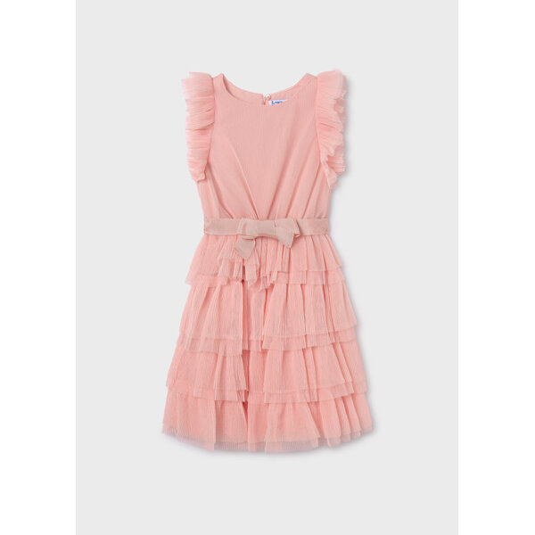 24-06943-064-L-4 ΦΟΡΕΜΑ ΜΕ ΤΟΥΛΙ ΡΟΖ ΚΟΡΙΤΣΙ MAYORAL 24-06943-064 - Image 3