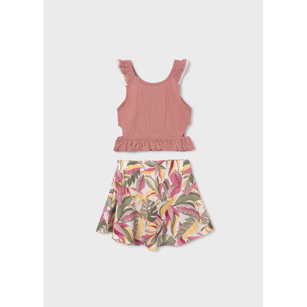 ΣΕΤ ΜΕ ΦΟΥΣΤΑ ΣΤΑΜΠΩΤΗ ΡΟΖ ΚΟΡΙΤΣΙ MAYORAL 24-06967-024 - Image 1