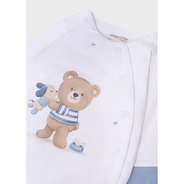 Σετ Δώρου Φορμάκι  Μακρυμάνικο Γαλάζιο Mayoral 24-09448-015 - Image 3