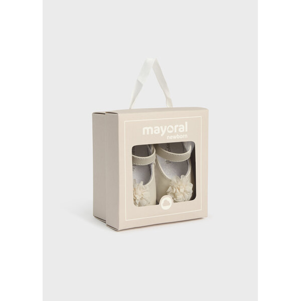 24-09740-047-L-8 Παιδικές μπαλαρίνες εκρού Mayoral 24-09740-047 - Image 2