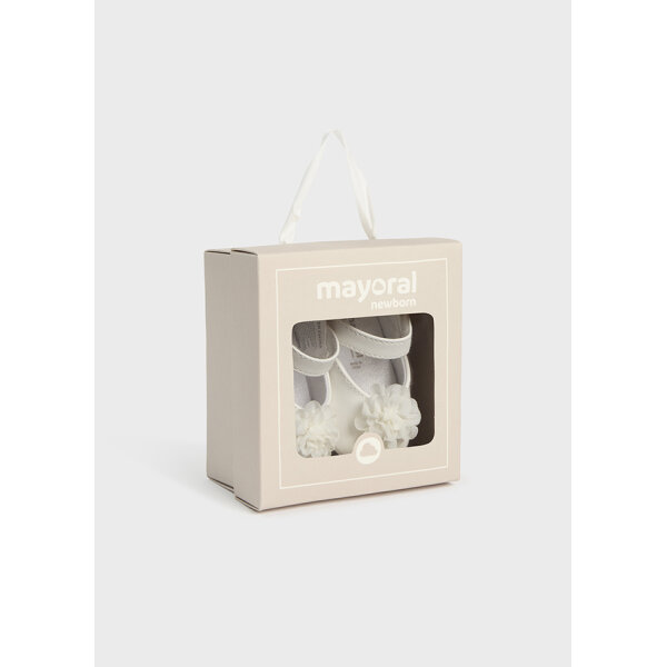 24-09740-049-L-8 Παιδικές μπαλαρίνες λευκό Mayoral 24-09740-049 - Image 2