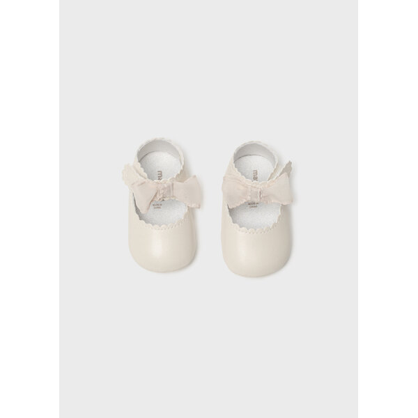 24-09742-057-L-5 Παιδικές μπαλαρίνες εκρού Mayoral 24-09742-057 - Image 1