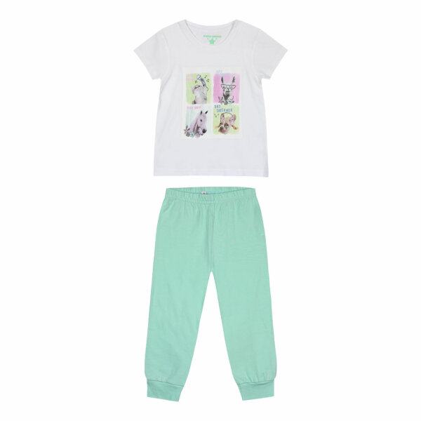 ΠΑΙΔΙΚΗ ΠΙΤΖΑΜΑ ΜΕ ΜΑΚΡΥ ΠΑΝΤΕΛΟΝΙ ΠΡΑΣΙΝΗ ΚΟΡΙΤΣΙ  ENERGIERS 35-224310-9 - Image 1