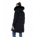 Biston fashion γυναικείο μακρύ μπουφάν Μαύρο 50-101-056 - Image 3