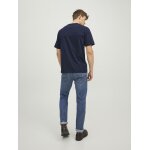Ανδρική Μπλούζα Κοντομάνικη Jack & Jones 12241894 Μπλε - Image 4