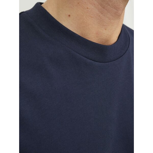 Ανδρική Μπλούζα Κοντομάνικη  Jack  & Jones 12241894 Μπλε - Image 5