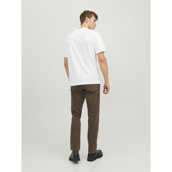 Ανδρική Μπλούζα Κοντομάνικη  Jack  & Jones 12241894 Λευκό - Image 5