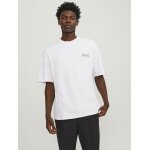 Ανδρική Μπλούζα Κοντομάνικη Oversize Fit Jack & Jones 12252644 Λευκό - Image 3