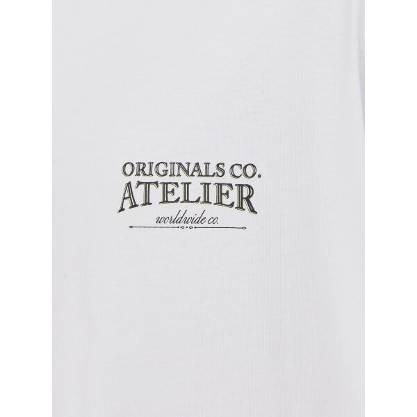 Ανδρική Μπλούζα Κοντομάνικη  Oversize Fit Jack  & Jones 12252644 Λευκό - Image 5