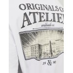 Ανδρική Μπλούζα Κοντομάνικη Oversize Fit Jack & Jones 12252644 Λευκό - Image 7