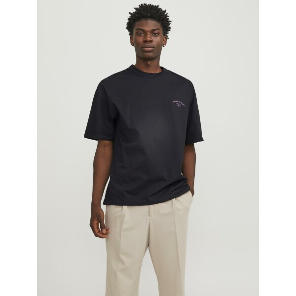 Ανδρική Μπλούζα Κοντομάνικη  Oversize Fit Jack  & Jones 12252644 Μαύρο - Image 2