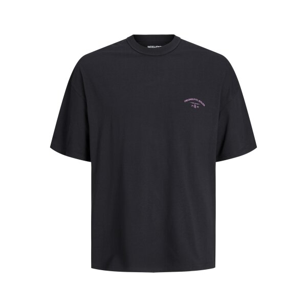 JACK&JONES_All-year_4436810_12252644 (2) Ανδρική Μπλούζα Κοντομάνικη Oversize Fit Jack & Jones 12252644 Μαύρο - Image 1