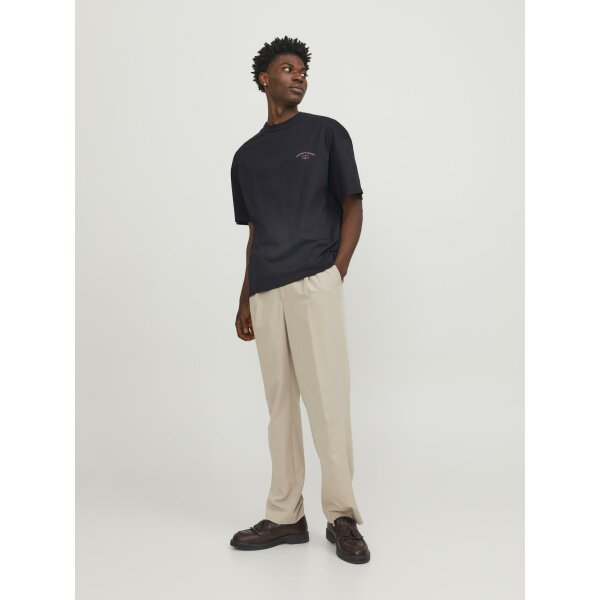 Ανδρική Μπλούζα Κοντομάνικη  Oversize Fit Jack  & Jones 12252644 Μαύρο - Image 5