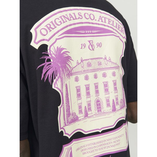 Ανδρική Μπλούζα Κοντομάνικη  Oversize Fit Jack  & Jones 12252644 Μαύρο - Image 7