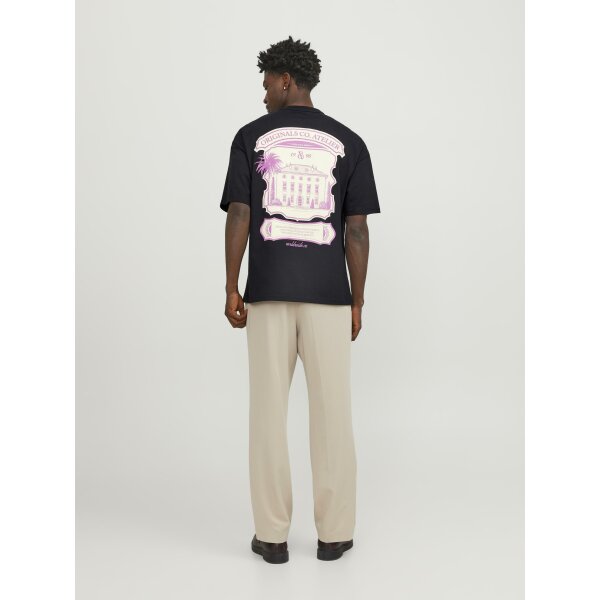 Ανδρική Μπλούζα Κοντομάνικη  Oversize Fit Jack  & Jones 12252644 Μαύρο - Image 8