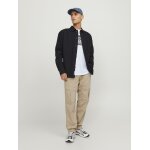Ανδρική Μπλούζα Κοντομάνικη Jack & Jones 12253442 Λευκό - Image 2
