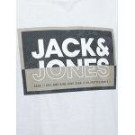 Ανδρική Μπλούζα Κοντομάνικη Jack & Jones 12253442 Λευκό - Image 5