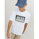 Ανδρική Μπλούζα Κοντομάνικη Jack & Jones 12253442 Λευκό - Image 7
