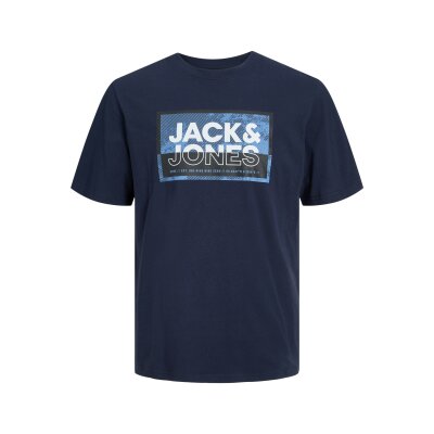 Ανδρική Μπλούζα Κοντομάνικη  Jack  & Jones 12253442 Μπλε