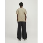 Ανδρική Μπλούζα Κοντομάνικη Jack & Jones 12253442 Εκρού - Image 3