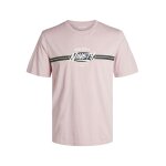 Ανδρική Μπλούζα Κοντομάνικη Jack & Jones 12250411 ΡΟΖ