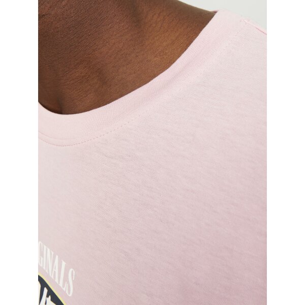 Ανδρική Μπλούζα Κοντομάνικη  Jack  & Jones 12250411 ΡΟΖ - Image 6