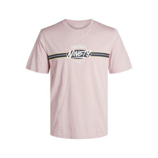 JACK&JONES_All-year_4446412_12250411 Ανδρική Μπλούζα Κοντομάνικη Jack & Jones 12250411 ΡΟΖ - Image 1