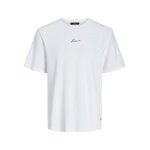 Ανδρική Μπλούζα Κοντομάνικη Jack & Jones 12175825 Λευκό
