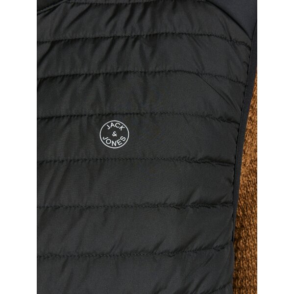 JACK&JONES_FallWinter2021_3830177_12205347 (4) Ανδρικό Γιλέκο PLUS SIZE Jack & Jones 12205347 Μαύρο - Image 5