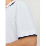 Ανδρική Μπλούζα Polo Jack & Jones 12252395 Λευκό - Image 5