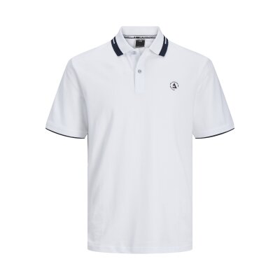 Ανδρική Μπλούζα Polo Jack & Jones 12252395 Λευκό