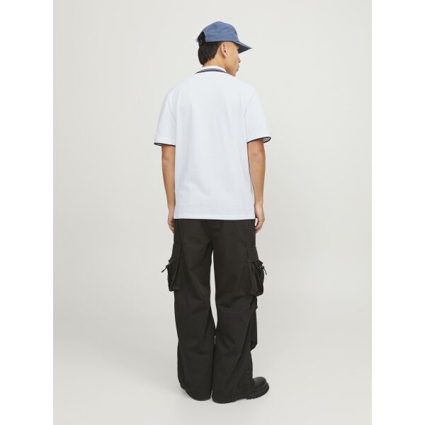 Ανδρική Μπλούζα Polo Jack  & Jones 12252395 Λευκό - Image 6
