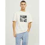 Ανδρική Μπλούζα Κοντομάνικη Relaxed Fit Jack & Jones 12250436 Λευκό - Image 2