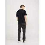 Ανδρική Μπλούζα Κοντομάνικη Relaxed Fit Jack  & Jones 12250436 Μαύρο - Image 4