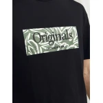 Ανδρική Μπλούζα Κοντομάνικη Relaxed Fit Jack  & Jones 12250436 Μαύρο - Image 7