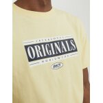 Ανδρική Μπλούζα Κοντομάνικη Jack & Jones 12250411 Κίτρινο - Image 3