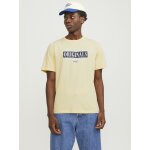 Ανδρική Μπλούζα Κοντομάνικη  Jack  & Jones 12250411 Κίτρινο - Image 7