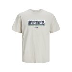 Ανδρική Μπλούζα Κοντομάνικη Jack & Jones 12250411 Μπέζ