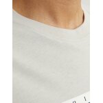 Ανδρική Μπλούζα Κοντομάνικη Jack & Jones 12250411 Μπέζ - Image 3