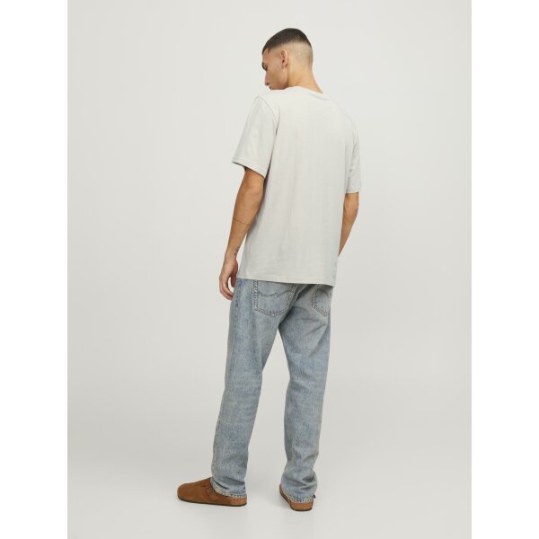 Ανδρική Μπλούζα Κοντομάνικη  Jack  & Jones 12250411 Μπέζ - Image 7