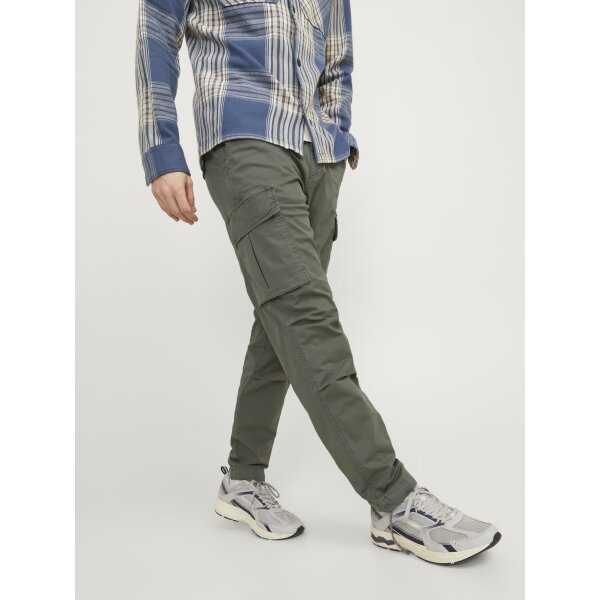 Ανδρικό Παντελόνι Cargo  Jack & Jones 12216664 Πράσινο - Image 7