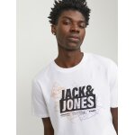 Ανδρική Μπλούζα Κοντομάνικη Jack & Jones 12252376 Λευκό - Image 7