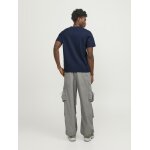 Ανδρική Μπλούζα Κοντομάνικη Jack & Jones 12252376 Μπλε - Image 3