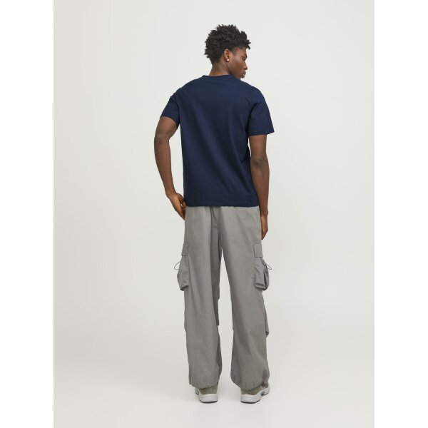 Ανδρική Μπλούζα Κοντομάνικη  Jack  & Jones 12252376 Μπλε - Image 3