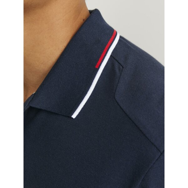 Ανδρική Μπλούζα Polo Jack  & Jones 12252395 Μπλε - Image 6