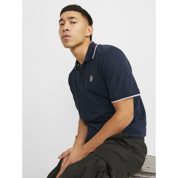 Ανδρική Μπλούζα Polo Jack  & Jones 12252395 Μπλε - Image 7