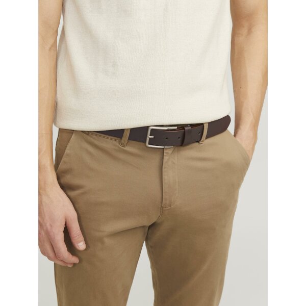 JACFLYNN CLASSIC BELT PS Ανδρική Ζώνη Jack & Jones  Καφέ - Image 4