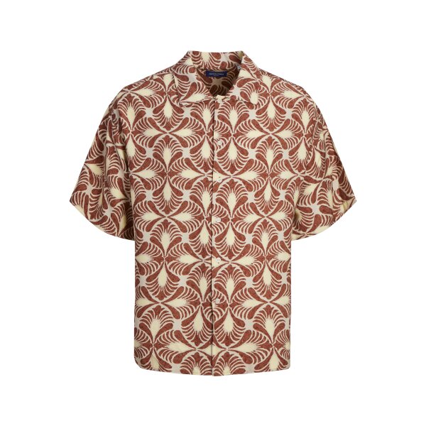 Ανδρικό Πουκάμισο Relaxed Fit Jack  & Jones 12252270  Μπεζ - Image 1