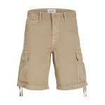 Ανδρική Βερμούδα Cargo Jack & Jones Relaxed fit 12253122 Εκρού - Image 3